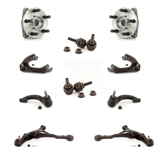 Bearing Lower Upper Control Arm Outer Tie Rod Link Front Kit (10Pc) For Chrysler