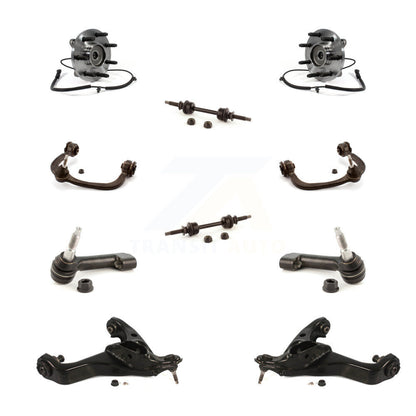 Hub Bearing Lower Upper Control Arm Outer Tie Rod Link Front Kit For Ford F-150