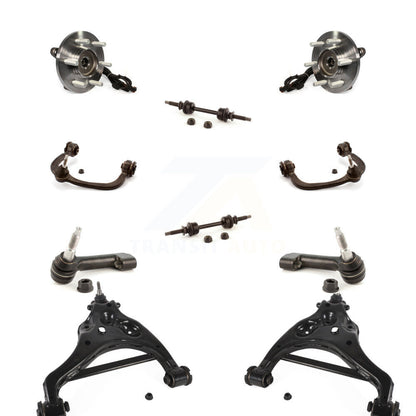 Hub Bearing Lower Upper Control Arm Outer Tie Rod Link Front Kit For Ford F-150