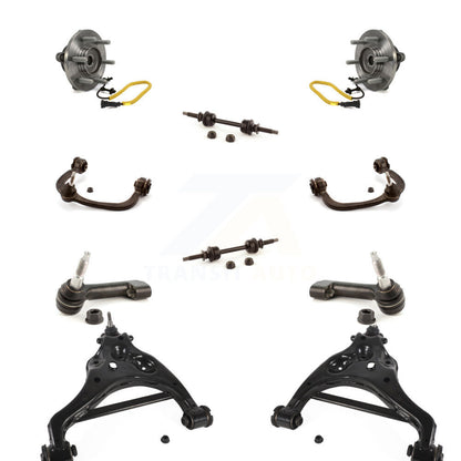 Hub Bearing Lower Upper Control Arm Outer Tie Rod Link Front Kit For Ford F-150