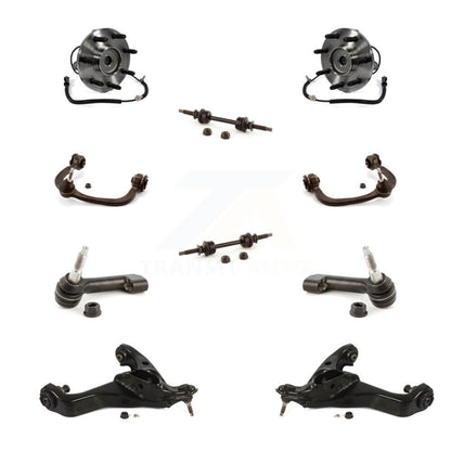 Hub Bearing Lower Upper Control Arm Outer Tie Rod Link Front Kit For Ford F-150