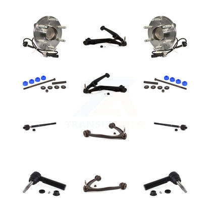 Bearing Lower Upper Control Arm Outer Inner Tie Rod Link Front Kit For GMC 1500