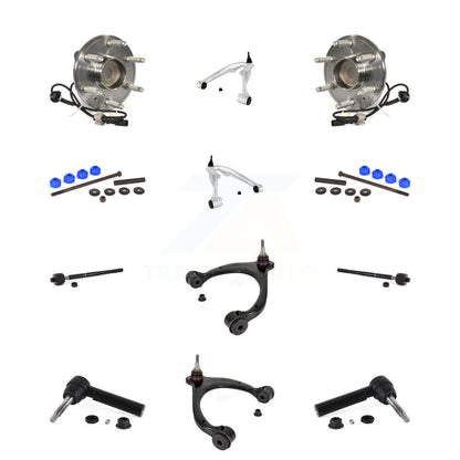 Bearing Lower Upper Control Arm Outer Inner Tie Rod Link Front Kit (12Pc) For LD