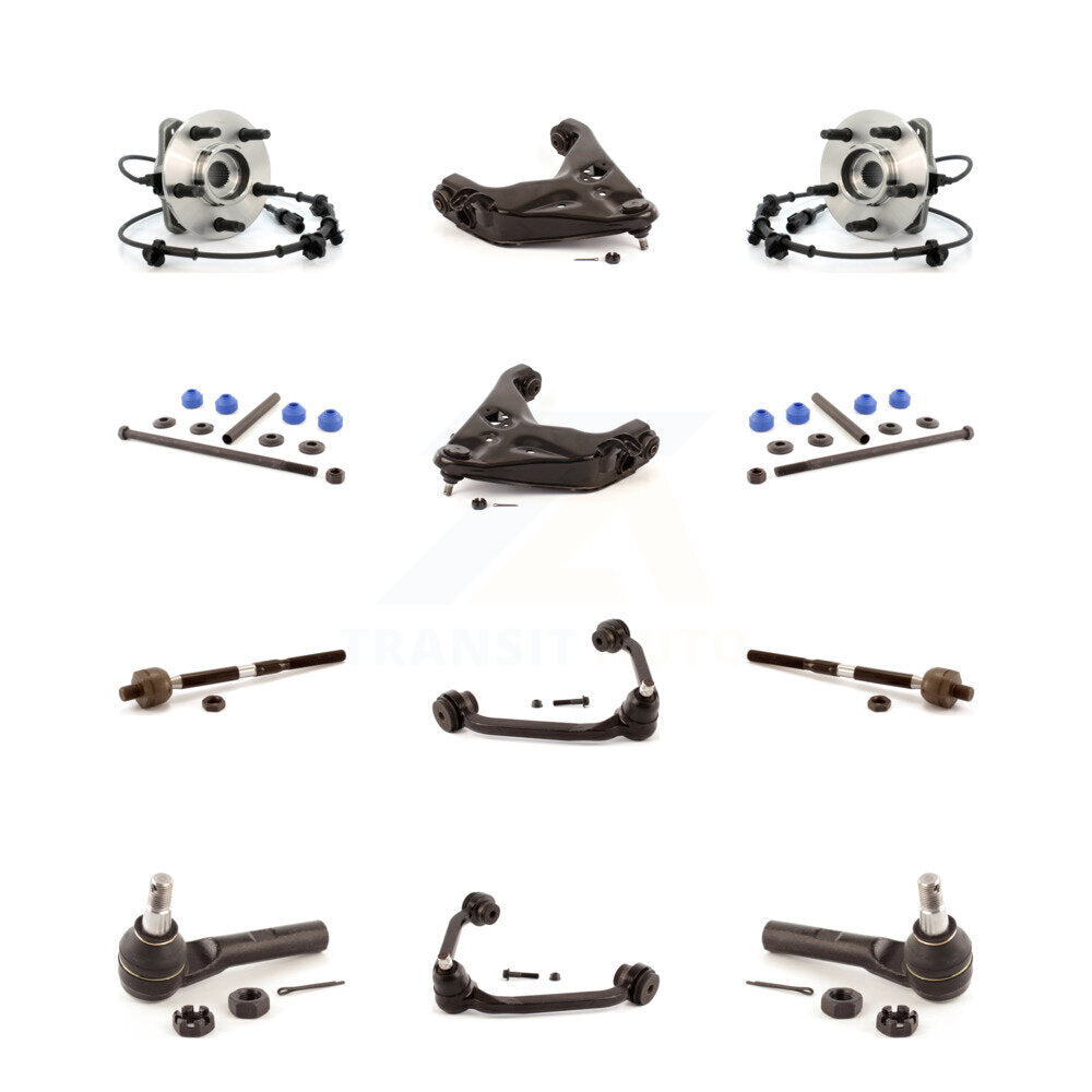Bearing Lower Upper Arm Outer Inner Tie Rod Link Front Kit (12Pc) For Ford Mazda