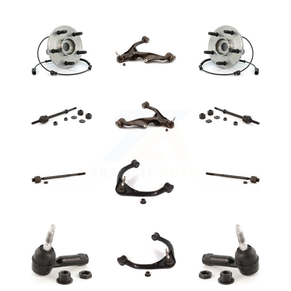 Bearing Lower Upper Control Arm Outer Inner Tie Rod Link Front Kit For Ram 1500