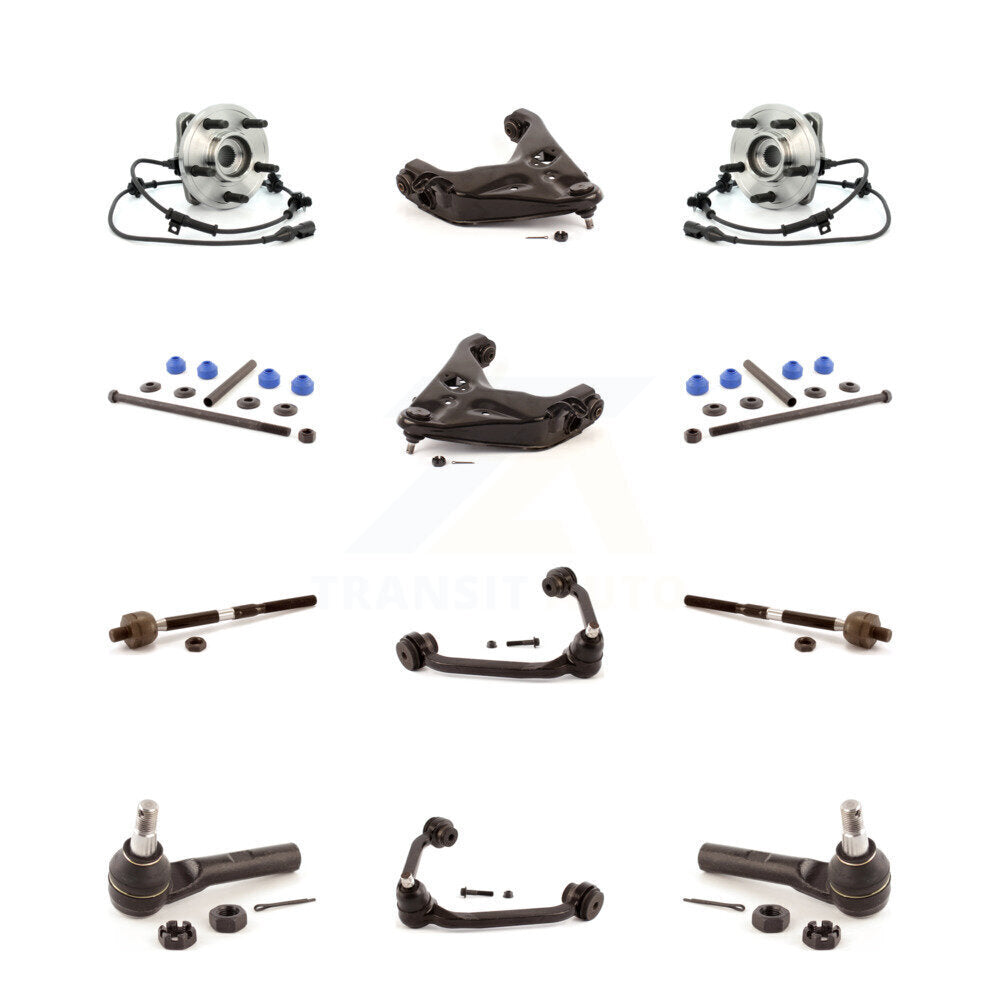 Bearing Lower Upper Arm Outer Inner Tie Rod Link Front Kit (12Pc) For Ford Mazda