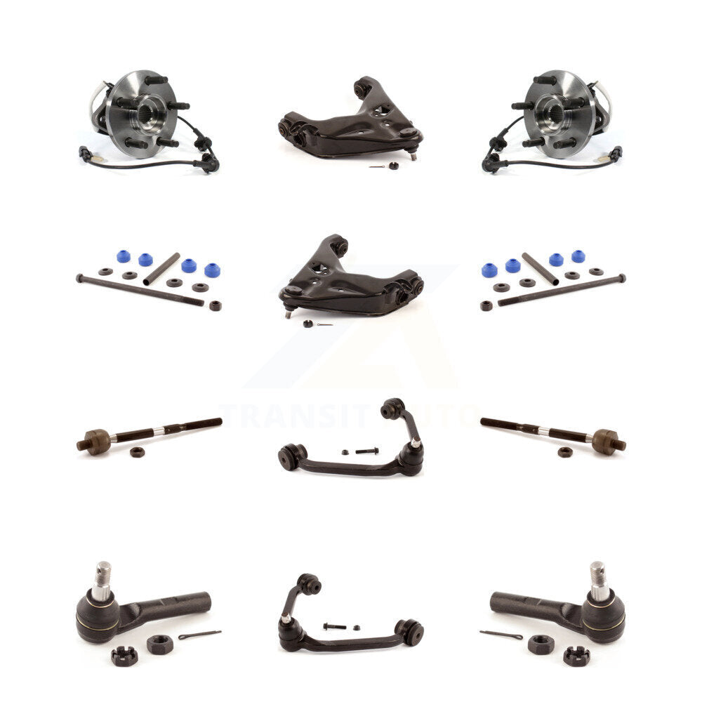 Hub Bearing Lower Upper Arm Outer Inner Tie Rod & Link Front Kit For Mazda B4000