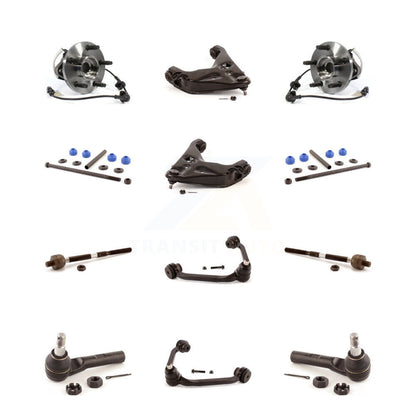 Hub Bearing Lower Upper Arm Outer Inner Tie Rod & Link Front Kit For Mazda B4000