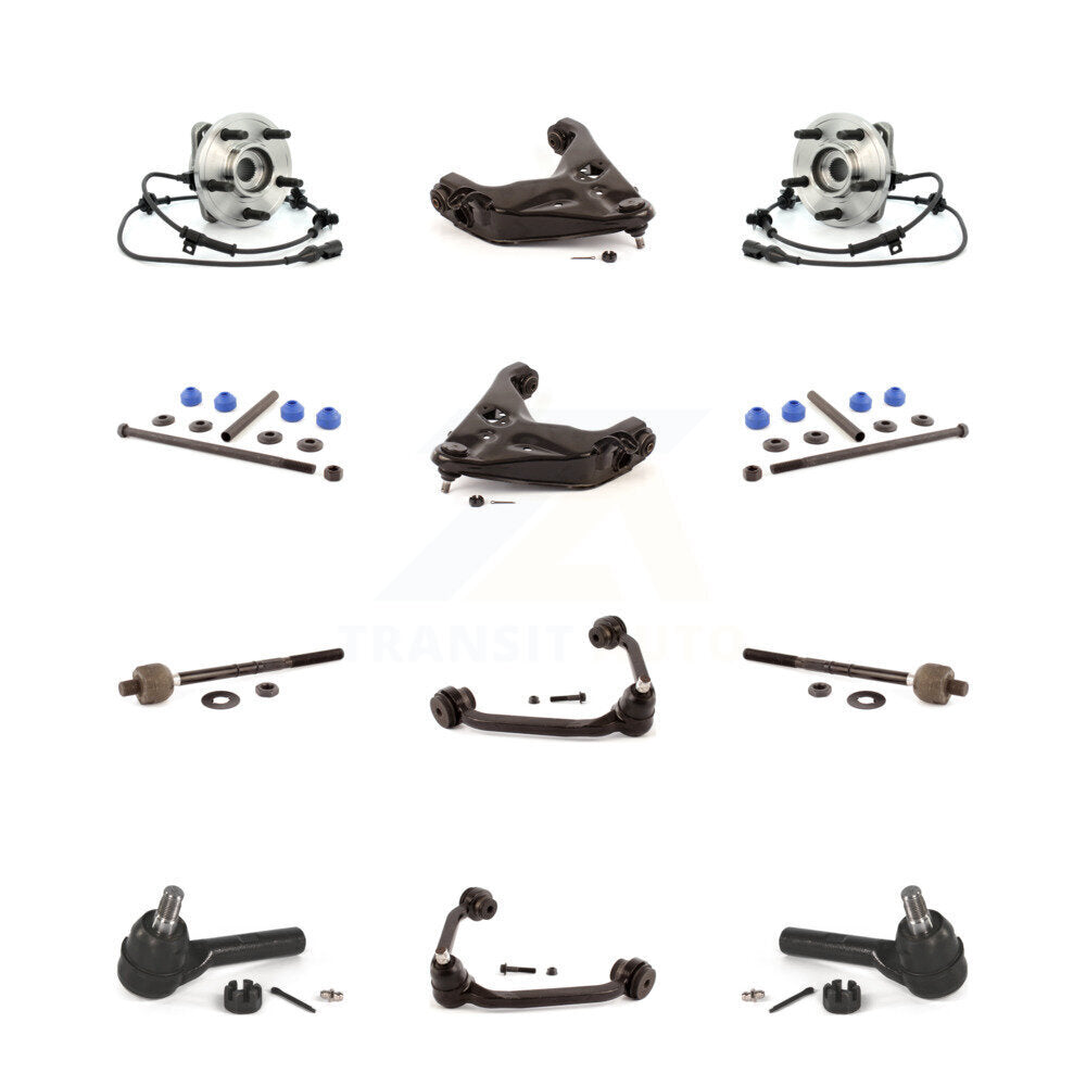 Bearing Lower Upper Control Arm Outer Inner Tie Rod Link Front Kit For Ford Trac