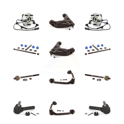 Bearing Lower Upper Control Arm Outer Inner Tie Rod Link Front Kit For Ford Trac