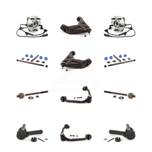 Bearing Lower Upper Control Arm Outer Inner Tie Rod Link Front Kit For Ford Trac