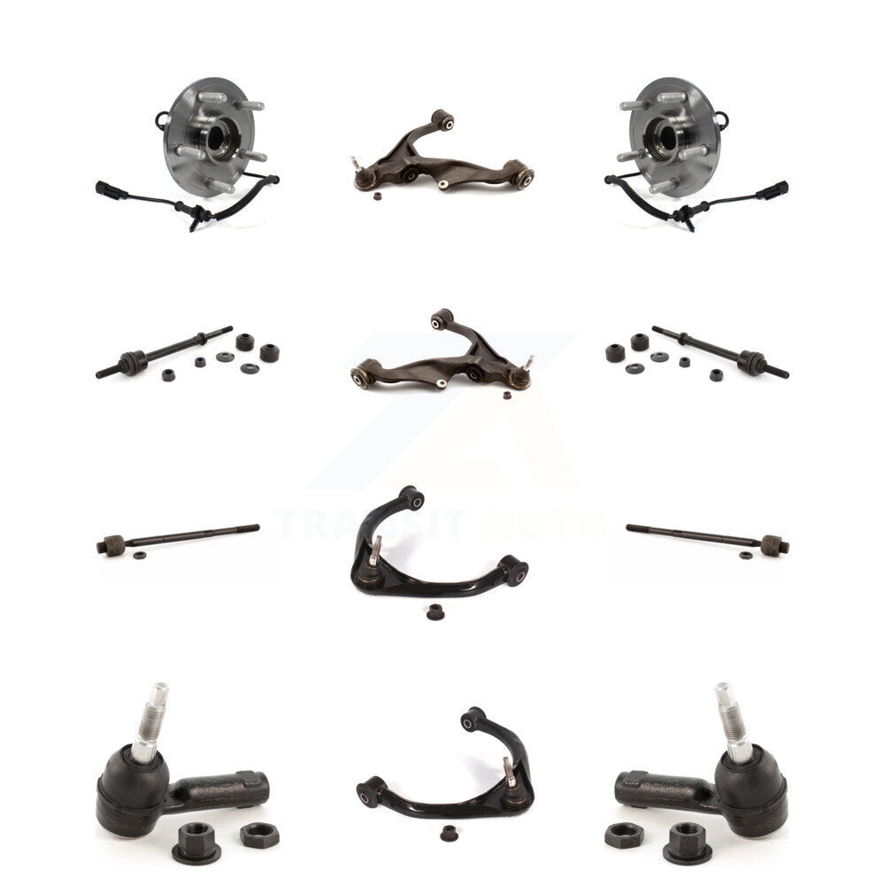 Bearing Lower Upper Control Arm Outer Inner Tie Rod Link Front Kit For Ram 1500