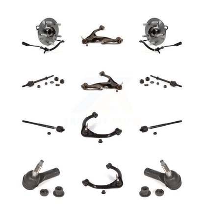 Bearing Lower Upper Control Arm Outer Inner Tie Rod Link Front Kit For Ram 1500