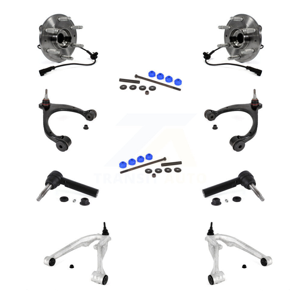Bearing Lower Upper Control Arm Outer Tie Rod Link Front Kit (10Pc) For GMC 1500