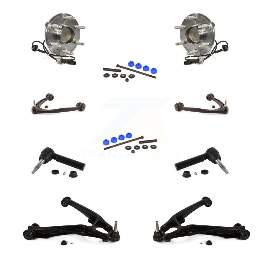 Bearing Lower Upper Control Arm Outer Tie Rod Link Front Kit (10Pc) For GMC 1500