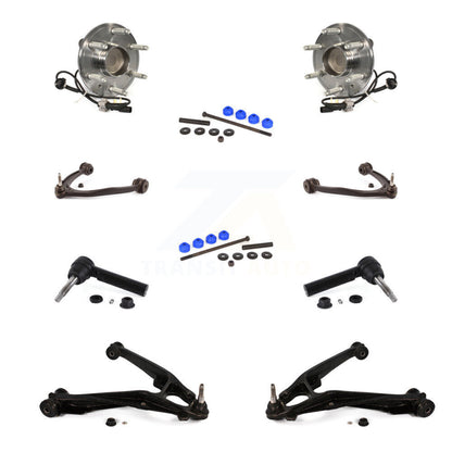 Bearing Lower Upper Control Arm Outer Tie Rod Link Front Kit (10Pc) For GMC 1500
