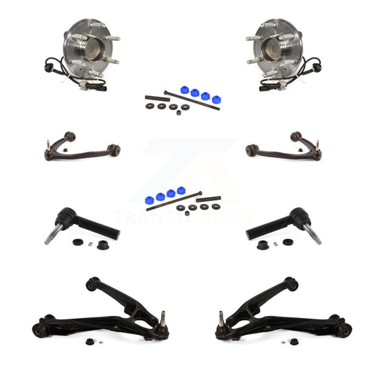 Bearing Lower Upper Control Arm Outer Tie Rod Link Front Kit (10Pc) For GMC 1500