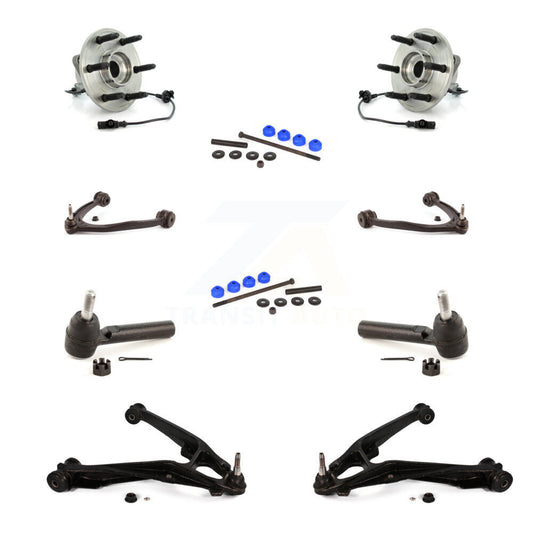 Bearing Lower Upper Control Arm Outer Tie Rod Link Front Kit (10Pc) For GMC 1500