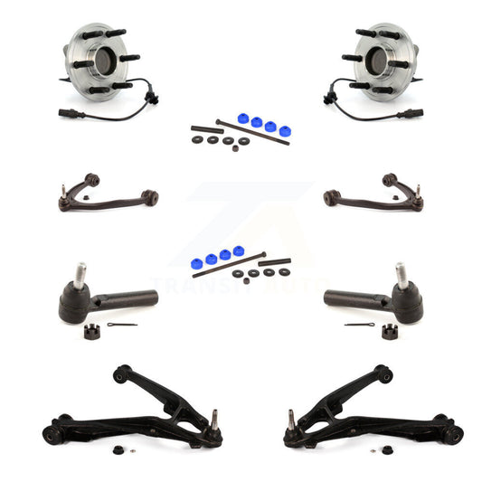 Bearing Lower Upper Control Arm Outer Tie Rod Link Front Kit (10Pc) For GMC 1500