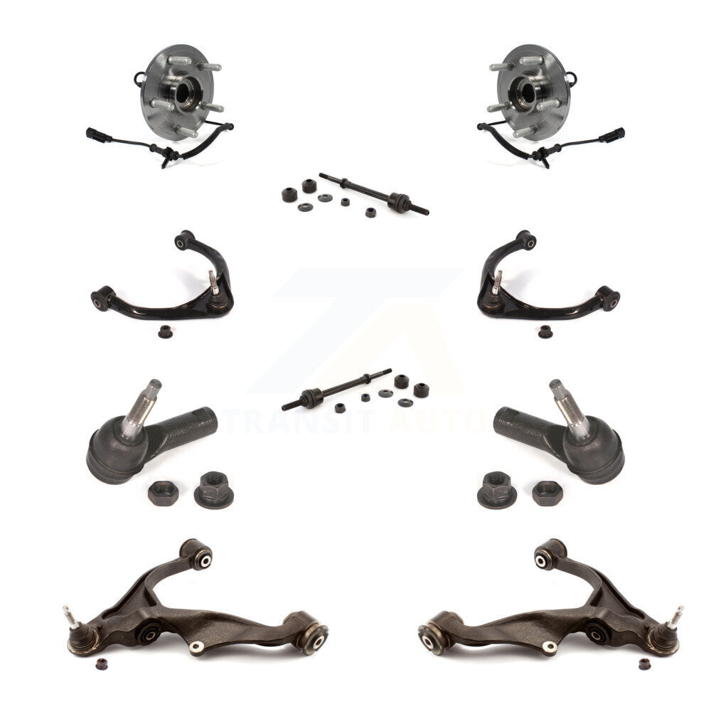 Bearing Lower Upper Control Arm Outer Tie Rod Link Front Kit (10Pc) For Ram 1500
