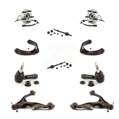 Bearing Lower Upper Arm Outer Tie Rod & Link Front Kit (10Pc) For Dodge Ram 1500