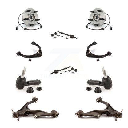 Bearing Lower Upper Control Arm Outer Tie Rod Link Front Kit (10Pc) For Ram 1500