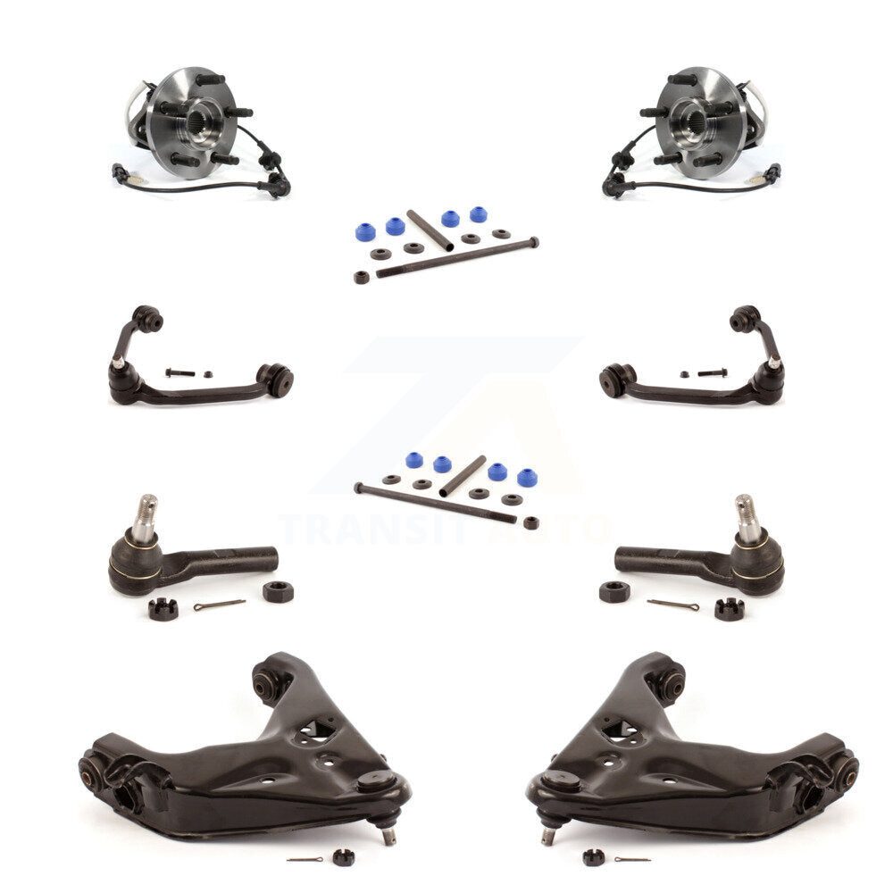 Hub Bearing Lower Upper Control Arm Outer Tie Rod Link Front Kit For Mazda B4000