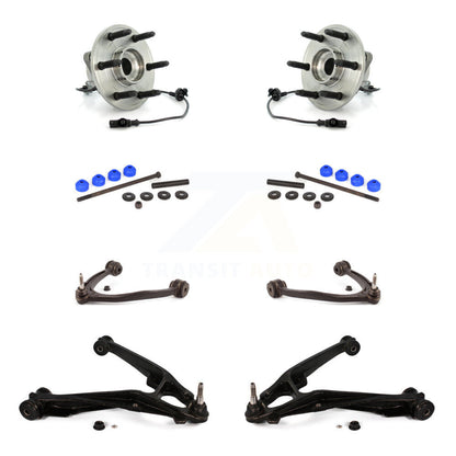 Bearing Lower Upper Control Arm Link Front Kit (8Pc) For Chevrolet GMC Sierra XL