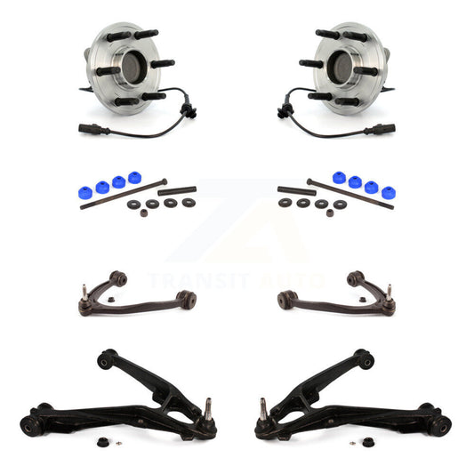 Bearing Lower Upper Control Arm Link Front Kit (8Pc) For Chevrolet GMC Sierra XL