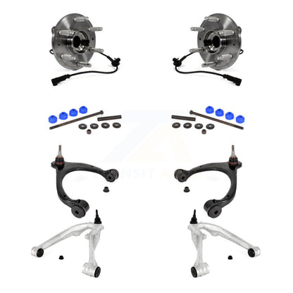 Bearing Lower Upper Control Arm Link Front Kit (8Pc) For Chevrolet GMC Sierra LD