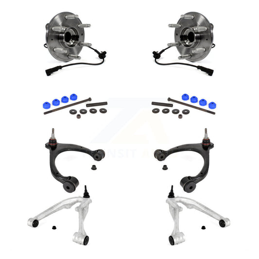 Bearing Lower Upper Control Arm Link Front Kit (8Pc) For Chevrolet GMC Sierra LD