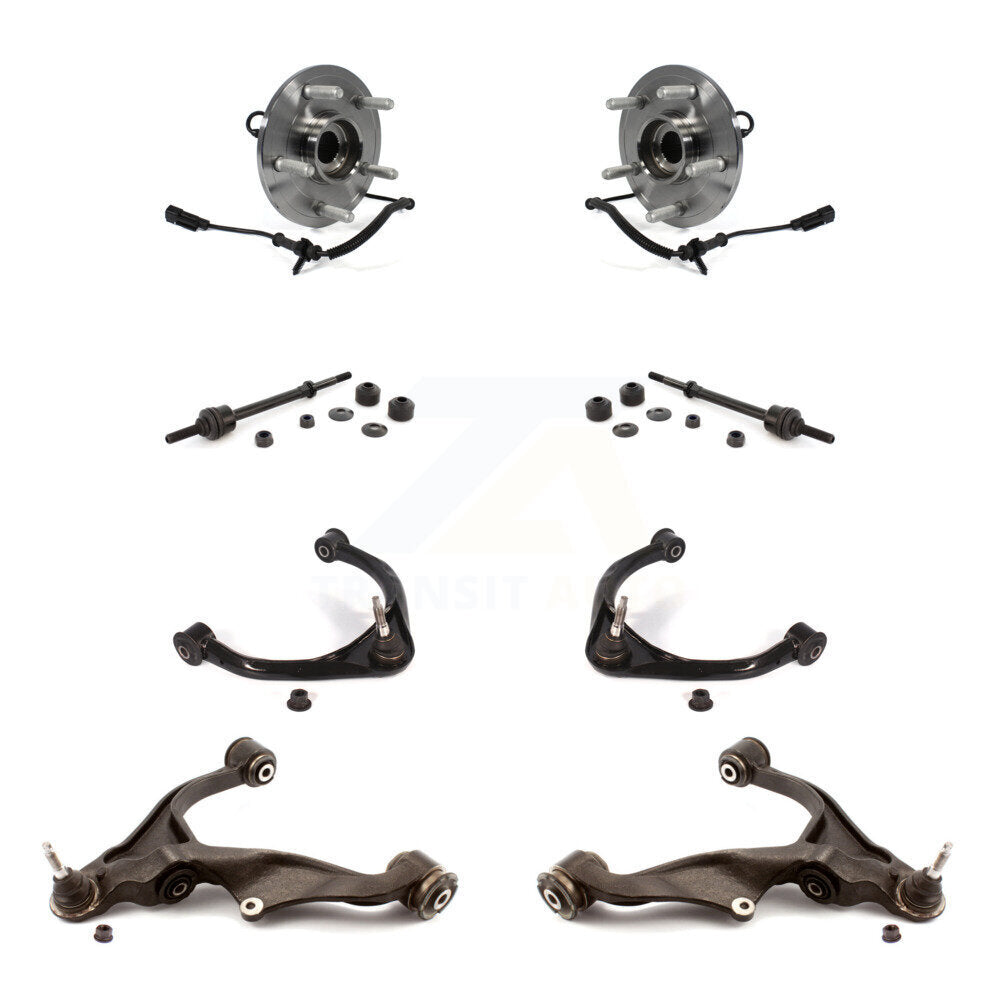 Bearing Lower Upper Control Arm & Link Front Kit (8Pc) For Ram 1500 Classic 4WD
