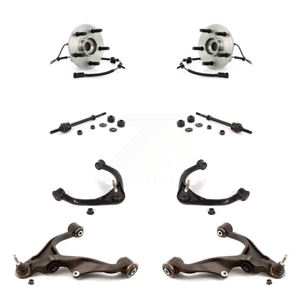 Bearing Lower Upper Control Arm with BJ Link Front Kit (8Pc) For Dodge Ram 1500