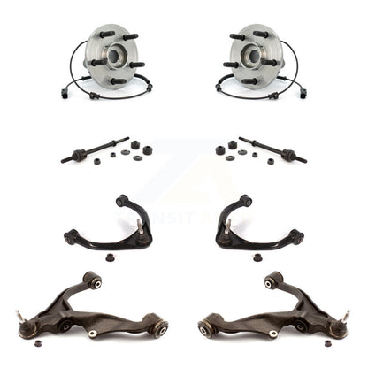 Hub Bearing Lower Upper Control Arm Link Front Kit (8Pc) For Ram 1500 Dodge 4WD