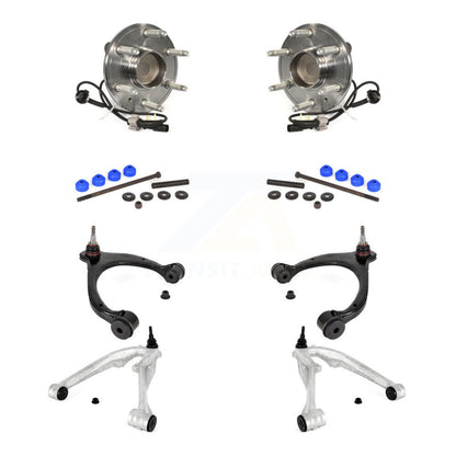 Bearing Lower Upper Control Arm Link Front Kit (8Pc) For Chevrolet GMC Sierra LD