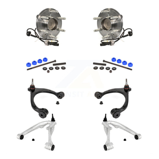 Bearing Lower Upper Control Arm Link Front Kit (8Pc) For Chevrolet GMC Sierra LD
