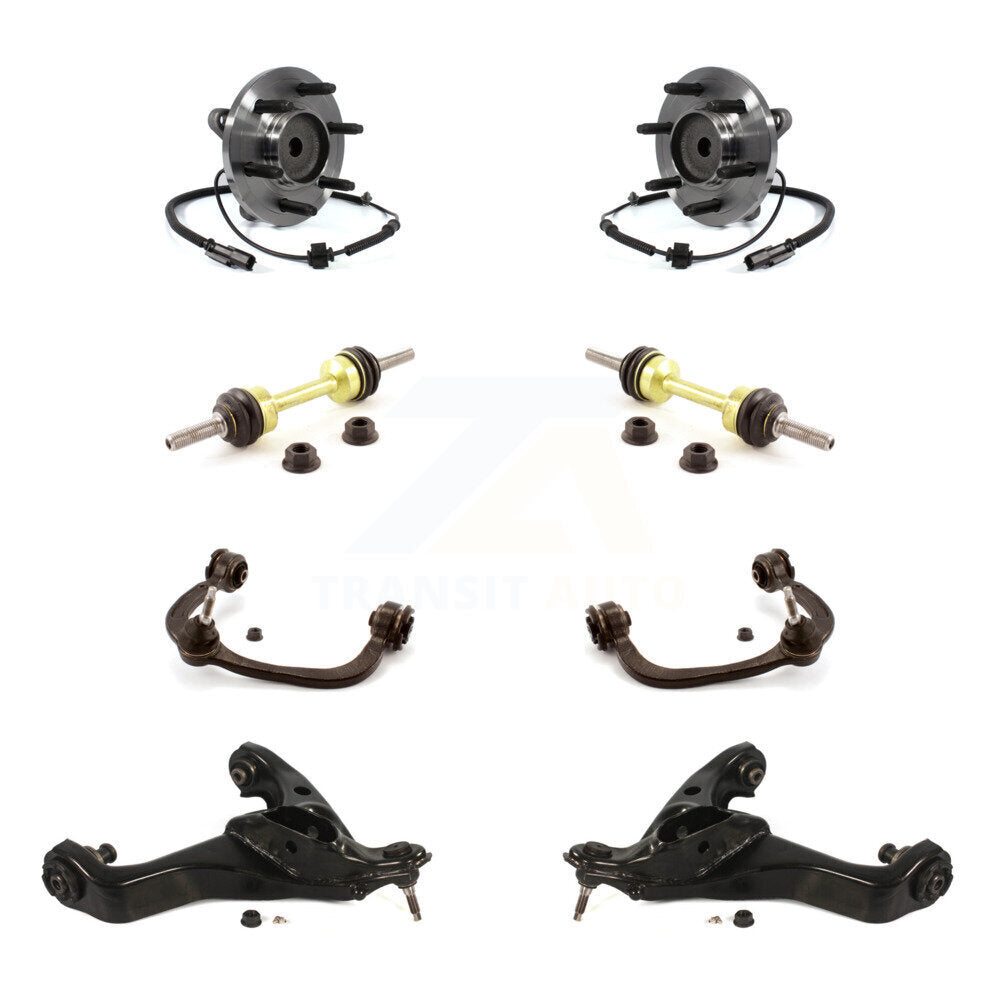 Bearing Lower Upper Control Arm & Link Front Kit (8Pc) For Ford F-150 Expedition
