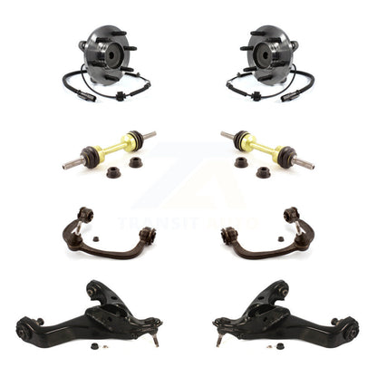 Bearing Lower Upper Control Arm & Link Front Kit (8Pc) For Ford F-150 Expedition