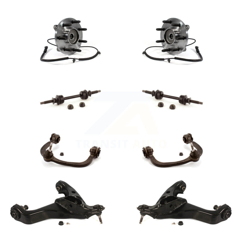 Bearing Lower Upper Control Arm Ball Joint & Link Front Kit (8Pc) For Ford F-150