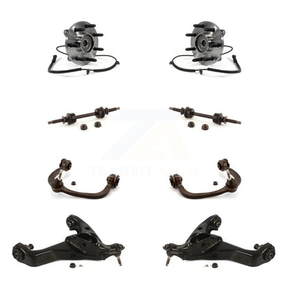 Bearing Lower Upper Control Arm Ball Joint & Link Front Kit (8Pc) For Ford F-150