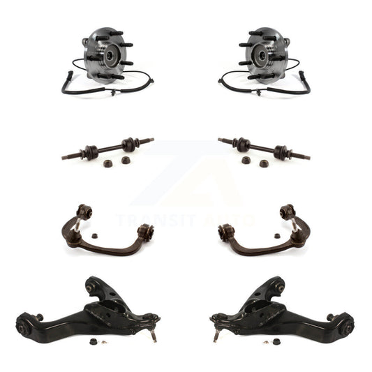 Bearing Lower Upper Control Arm Ball Joint & Link Front Kit (8Pc) For Ford F-150