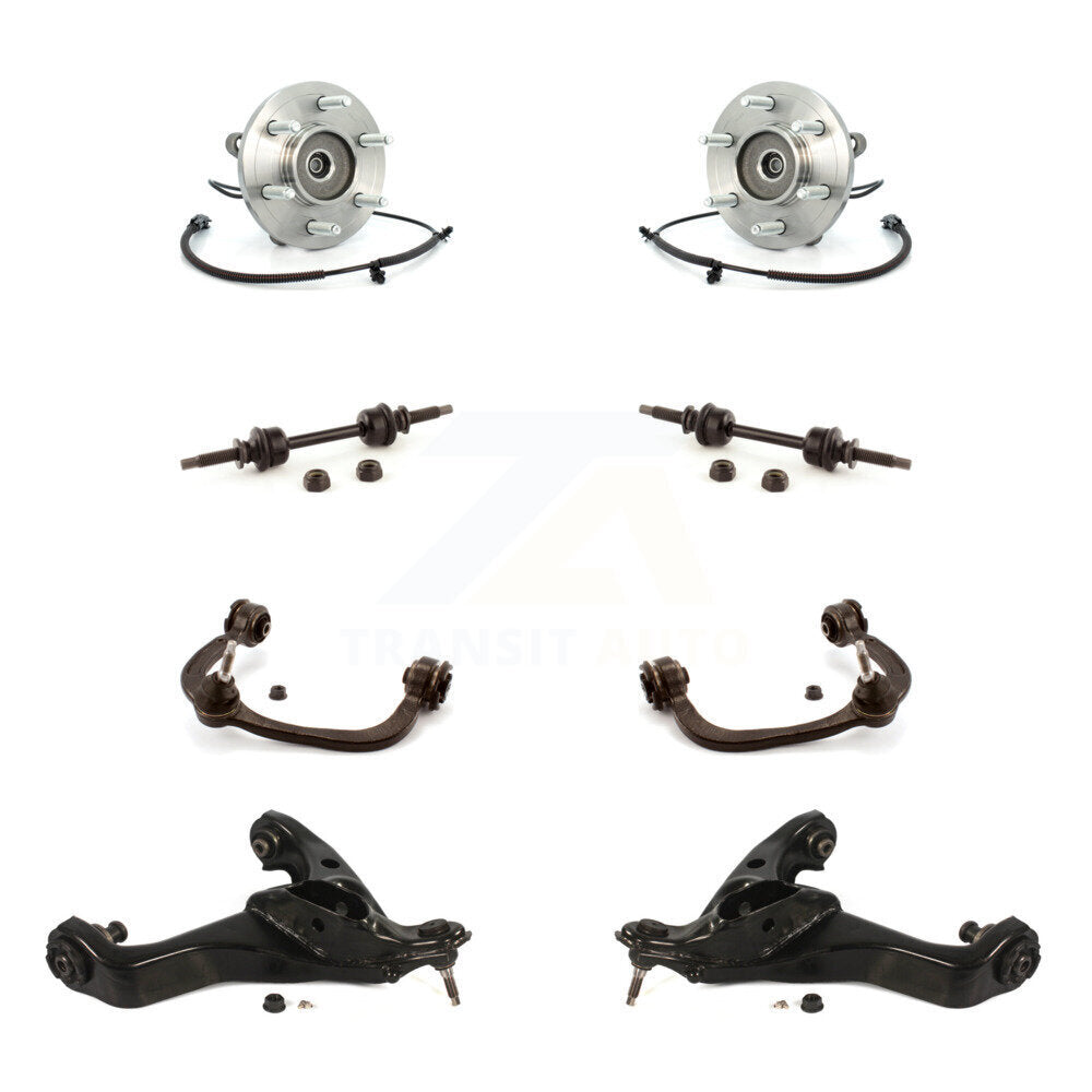 Bearing Lower Upper Control Arm Ball Joint & Link Front Kit (8Pc) For Ford F-150