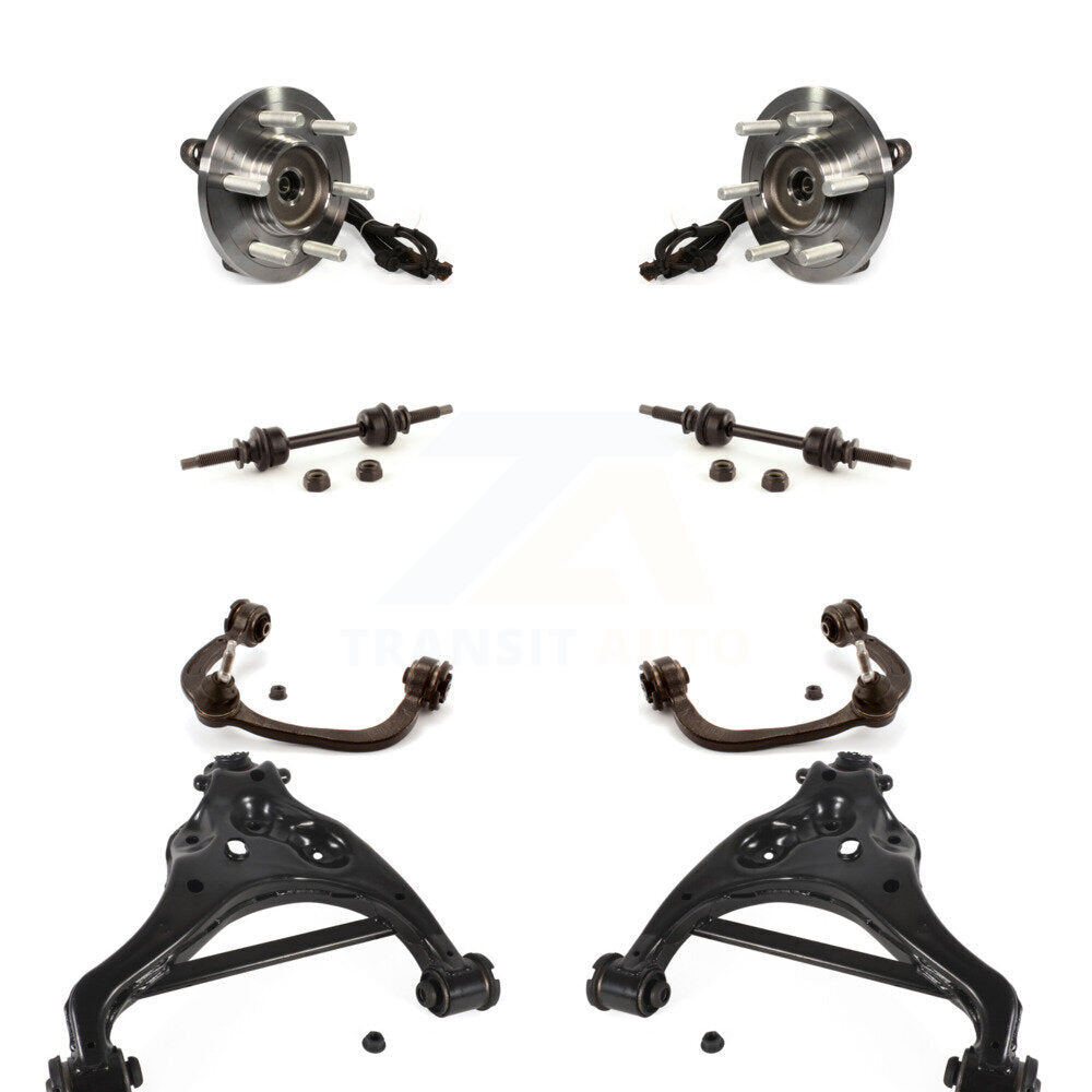 Bearing Lower Upper Control Arm Ball Joint & Link Front Kit (8Pc) For Ford F-150