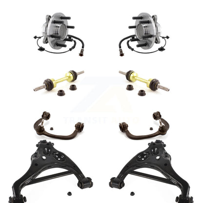 Bearing Lower Upper Control Arm & Link Front Kit (8Pc) For Ford F-150 Expedition