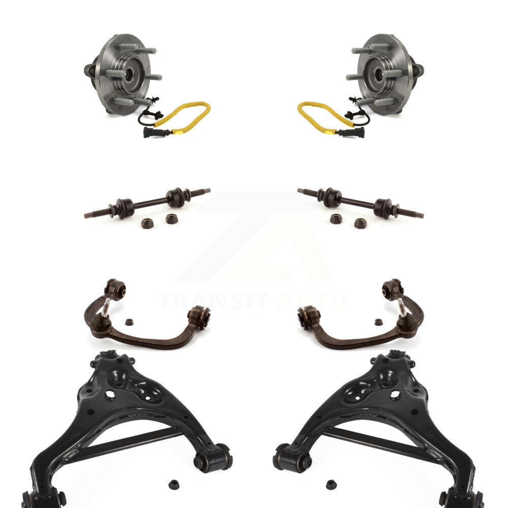Bearing Lower Upper Control Arm Ball Joint & Link Front Kit (8Pc) For Ford F-150