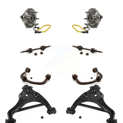 Bearing Lower Upper Control Arm Ball Joint & Link Front Kit (8Pc) For Ford F-150