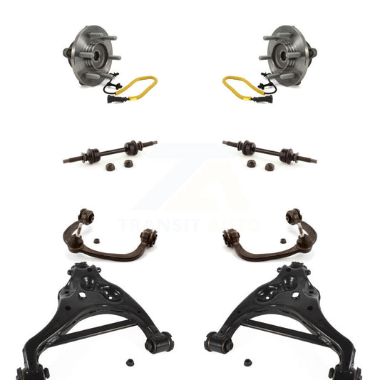 Bearing Lower Upper Control Arm Ball Joint & Link Front Kit (8Pc) For Ford F-150