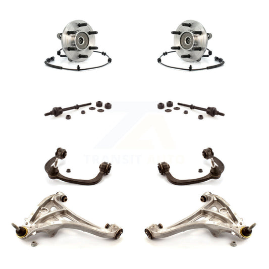 Bearing Lower Upper Control Arm Link Front Kit (8Pc) For Ford F-150 Lincoln Mark