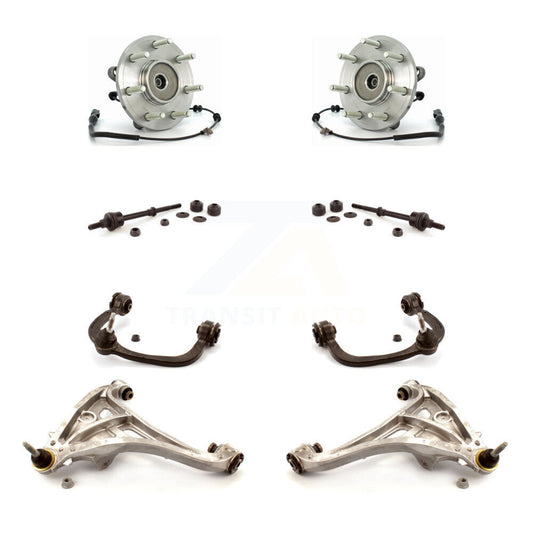 Bearing Lower Upper Control Arm Link Front Kit (8Pc) For Ford F-150 Lincoln Mark