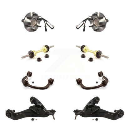 Bearing Lower Upper Control Arm Link Front Kit (8Pc) For Ford Expedition Lincoln